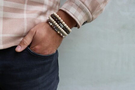 Armband Bones silver - George The Label
