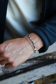 Armband Mini black silver - George The Label