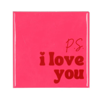 Tegeltje P.s. I love you