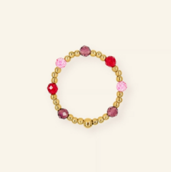 Ring MH269 Mauve Gems - Mable