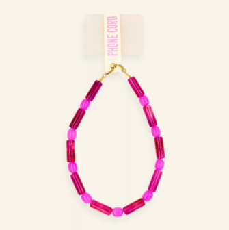 Telefoonkoord kort MH308 Bubblegum - MableHappiness