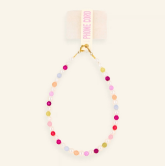 Telefoonkoord kort MH310 Rainbow Pearl - MableHappiness