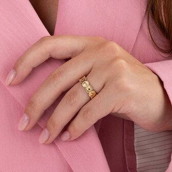 Friends ring Sarai goud FR69 - Melano