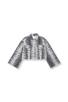 Spijkerjasje Tiger grijs met tijgerprint - Refined Department