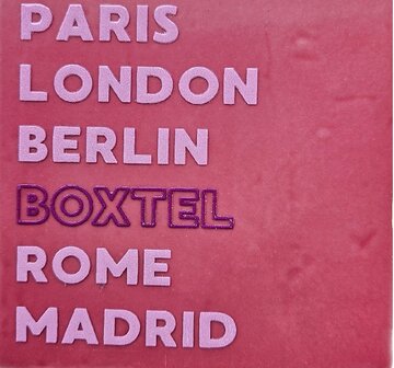 Tegeltje Boxtel roze - YETT