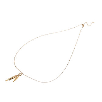 Ketting N61330-2 lang visjes goud - ​​​​​​​Day&amp;Eve