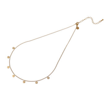 Ketting N61295-2 smileys goud - Day&amp;Eve