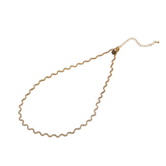 Ketting N61296-2 golven goud - Day&amp;Eve