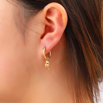 Oorbellen E61095-2 zeepaardje goud - Day&amp;Eve