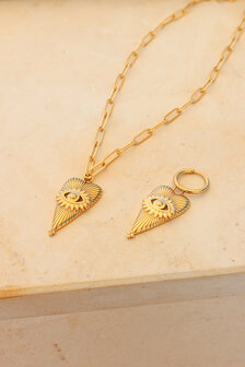 Ketting K.SK.261.1 Eye of love goud - Label Kiki