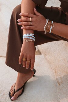 Armband K.SA.358.1 shades of blue goud - Label Kiki