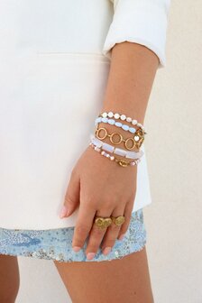 Armband K.SA.360.1 rose all day goud - Label Kiki