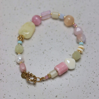 Armband K.SA.363.1 sweety goud - Label Kiki