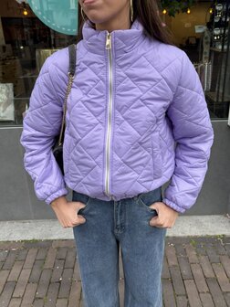 Puffer jacket lila