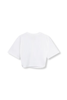 Cropped t-shirt Barr wit  - Refined Department