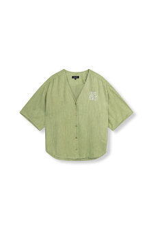 Baseball shirt Bennie groen - Refined Department