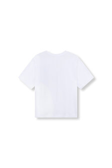 T-shirt Maggy wit roze - Refined Department