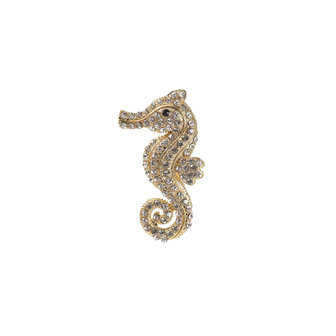 Broche BR601-2 Sparkly diamantjes zeepaardje - Day&amp;Eve