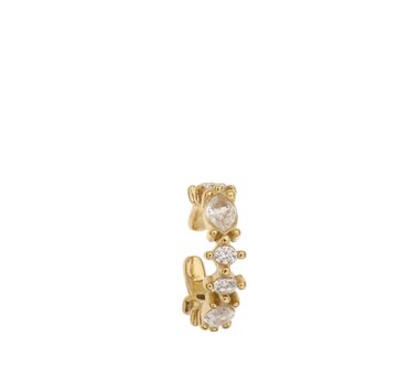 Ear cuff diamantjes goud - Rose&amp;Camellia