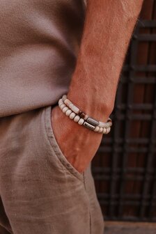 Armband Simon silver - George The Label