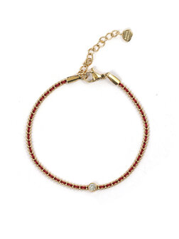 Armband diamantje roze goud - Rose &amp; Camellia