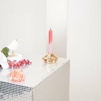 Kandelaar lips goud - HouseVitamin