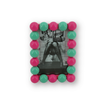 Fotolijst bubbels mint / roze - HouseVitamin