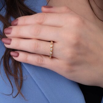 Friends ring Inez goud FR76 - Melano