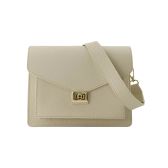 Tas Stacey beige leer - Teatro