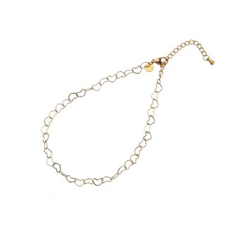 Enkelbandje A3892-2 heart chain goud - Day&amp;Eve 