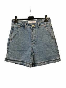 Short denim blauw