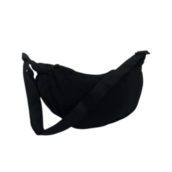 Tas crossbody stof zwart