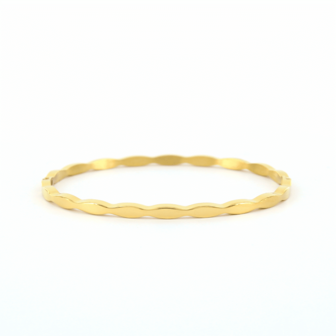 Bangle Rafaela golfjes goud - Kalli