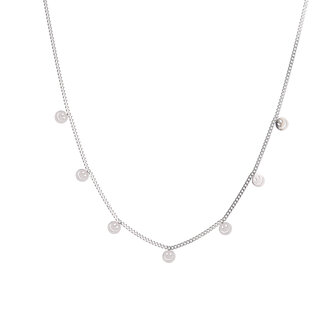 Ketting N61295-1 smileys zilver - Day&amp;Eve