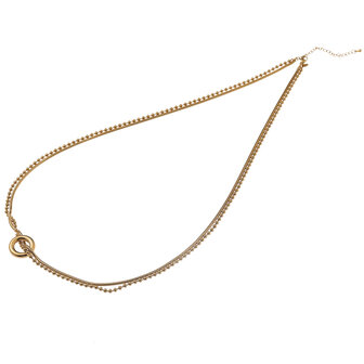 Ketting N61310-2 lang ring goud - ​​​​​​​Day&amp;Eve