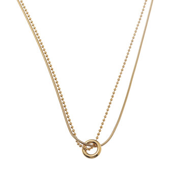 Ketting N61310-2 lang ring goud - ​​​​​​​Day&amp;Eve