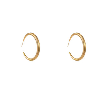 Oorbellen E61226-2 hoops mat goud - Day&amp;Eve 