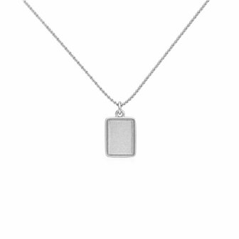 Ketting vierkant Elia zilver - Karma