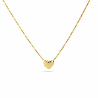 Ketting hartje Lena goldplated - Karma
