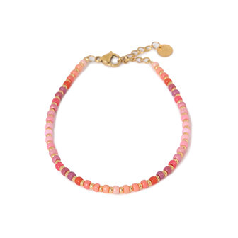 Armband K.SA.378.1 all day pink goud - Label Kiki