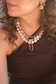 Ketting K.SK.278.1 circles goud - Label Kiki