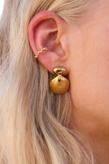 Ear cuff K.BC.25.1 Bubble goud - Label Kiki