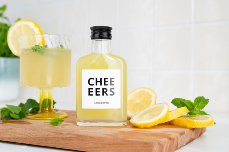 Likeur Cheers! Limoncello - Bottle Language