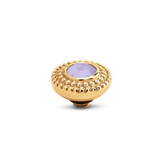 Steentje Crystal Bali Milk lavender goud TMG7 twisted - Melano