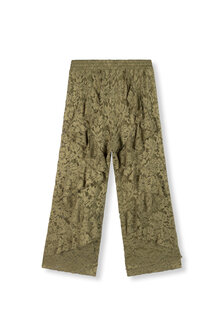 Broek van kant Aya groen - Refined Department