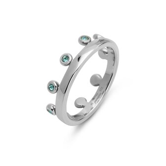 Friends Unite ring Zita Turquoise zilver FR77 - Melano