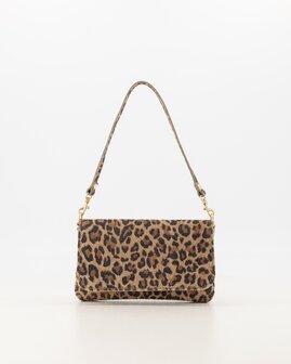 Tas Lara suede leopard - Teatro