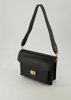 Tas Stacey leer zwart - Teatro