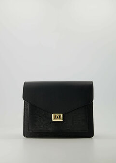 Tas Stacey leer zwart - Teatro