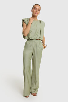 Broek Nova groen - RefinedDepartment